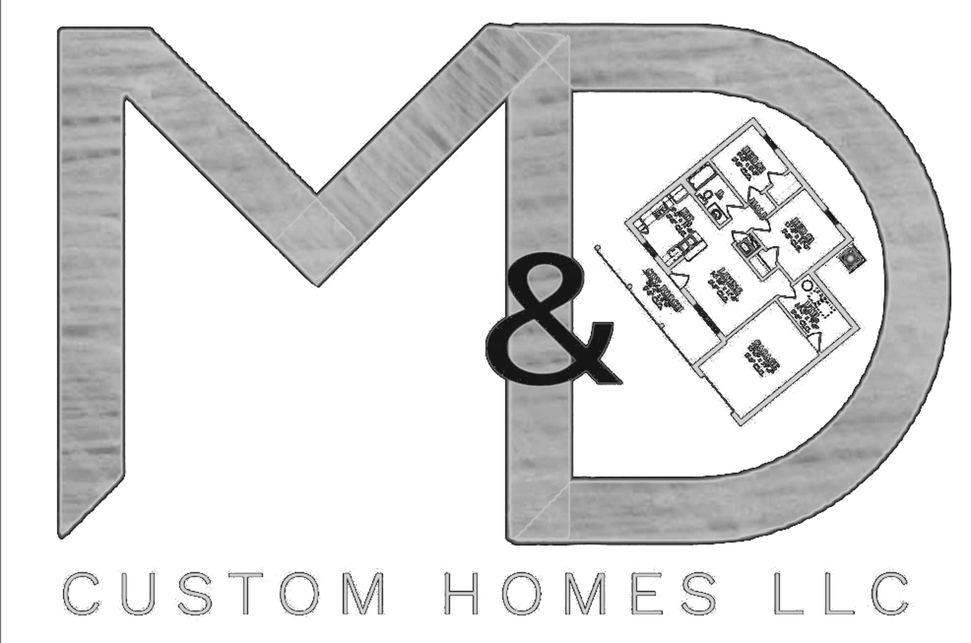 M & D Custom Homes logo