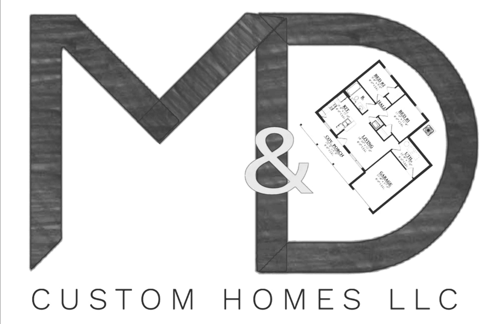 M & D Custom Homes logo
